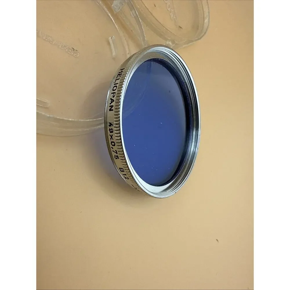 Heliopan 49mm 49x0.75 B12 Blue Filter